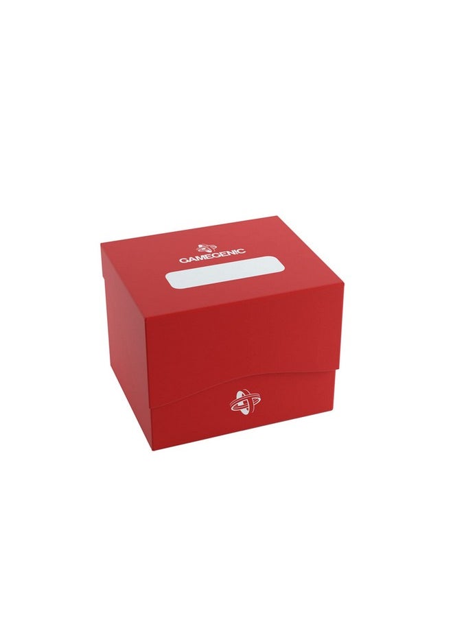 Gamegenic Gamegenic Side Holder 100+ XL Casual Deck Box | Double-Sleeved Card Storage with Flex Card Divider | Premium Card Protector | Cobra Neck Technology | Holds up to 100 Cards | Red Color | Made  - Image 1