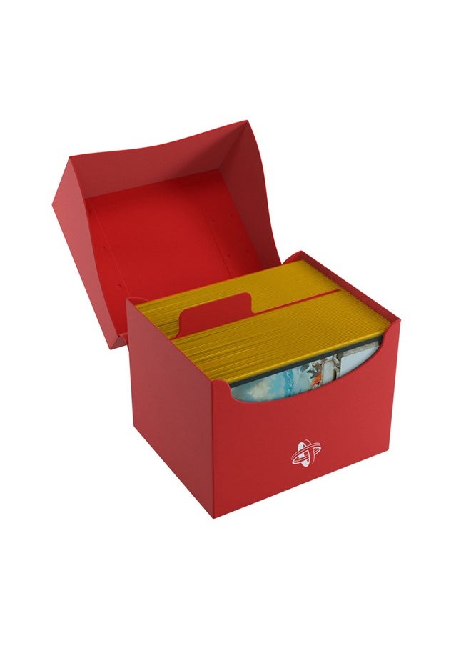 Gamegenic Gamegenic Side Holder 100+ XL Casual Deck Box | Double-Sleeved Card Storage with Flex Card Divider | Premium Card Protector | Cobra Neck Technology | Holds up to 100 Cards | Red Color | Made  - Image 3