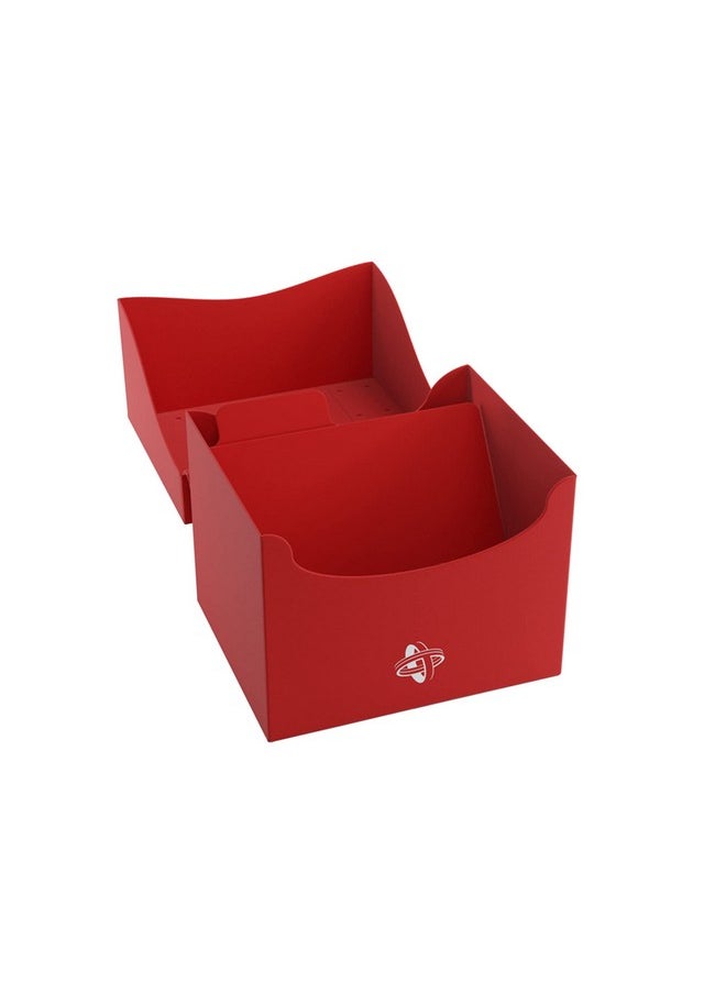 Gamegenic Gamegenic Side Holder 100+ XL Casual Deck Box | Double-Sleeved Card Storage with Flex Card Divider | Premium Card Protector | Cobra Neck Technology | Holds up to 100 Cards | Red Color | Made  - Image 2