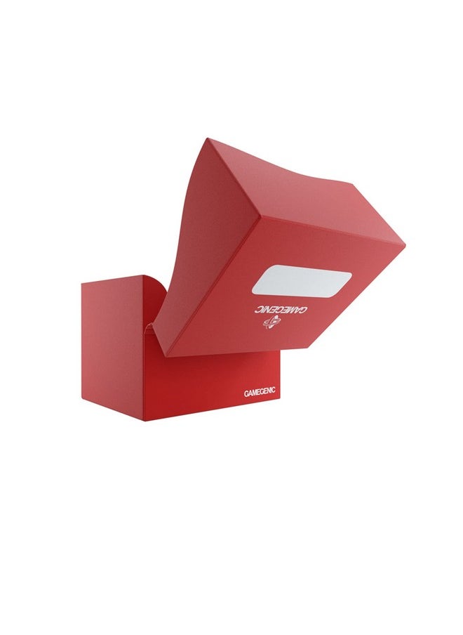 Gamegenic Gamegenic Side Holder 100+ XL Casual Deck Box | Double-Sleeved Card Storage with Flex Card Divider | Premium Card Protector | Cobra Neck Technology | Holds up to 100 Cards | Red Color | Made  - Image 5