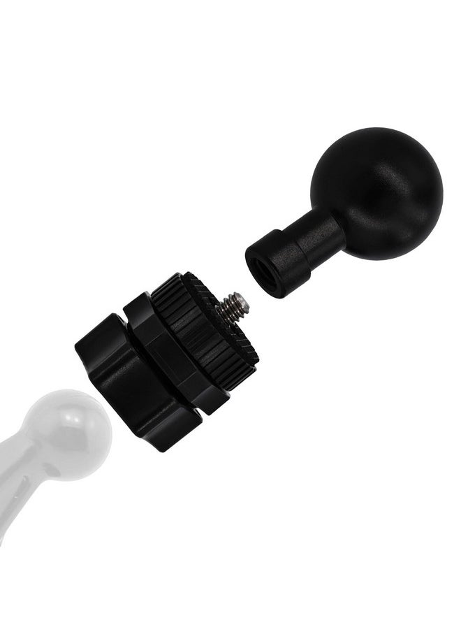 iSaddle iSaddle for Garmin Truck GPS 17mm to 22mm Ball Head Mount 1/4" Screw to 22mm Adapter for Garmin XL GPS DriveSmart 86 76 66 dezl OTR1020 820 720 620 RV 1095 895 795 Overlander Large Truck GPS NAVIGATOR  - Image 1