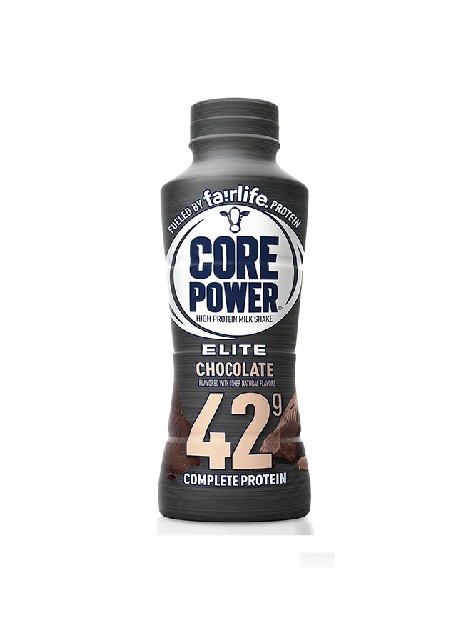 Fairlife Core Power High Protein Milk Shake Elite Chocolate  414Ml , With 42G Protein, 1X12 Pack - Image 1