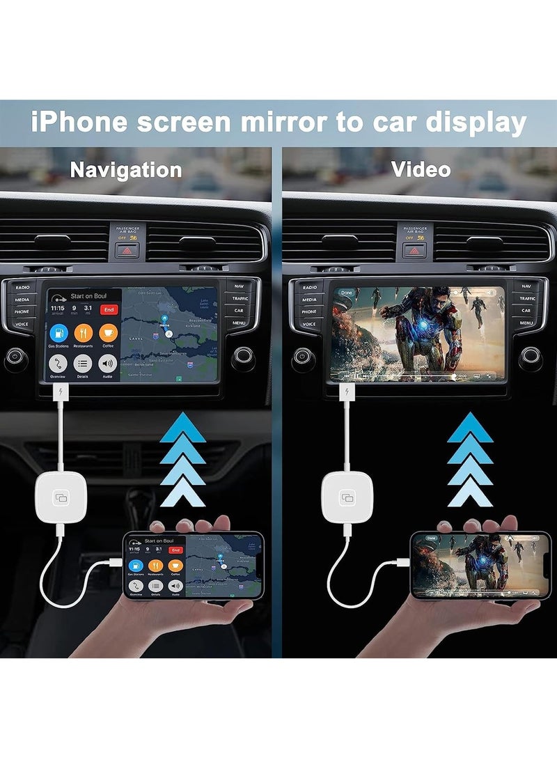 Wire Carplay Dongle,Carplay to Car Mirror Adapter Wired Carplay Mirrorring Dongle Carplay Adater for Factory Wired Carplay Converter - Image 5