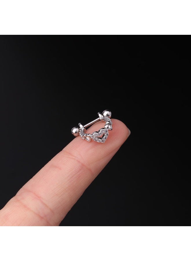 KUYING Stainless Steel Screw Rod Popular Cartilage Puncture Jewelry Single Piece