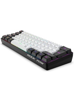 Rock Pow 61 Keys RGB Gaming Keyboard 60% Mini Wired Waterproof for Gamer  - Image 2