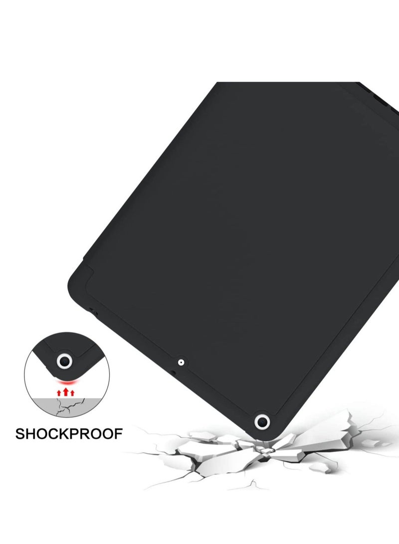 Raxoom iPad 6th Generation Case, iPad 5th Generation Case with Pencil Holder, Premium Folio Folding Stand Smart Auto Wake/Sleep Protective Tablet Case Cover for Apple iPad 9.7 Inch 2018/2017, Black - Image 5