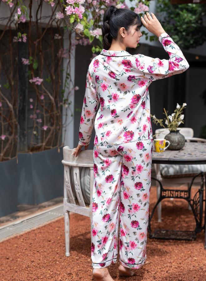 Aadaraya Pyjama Set Shirt and Trousers - Image 3