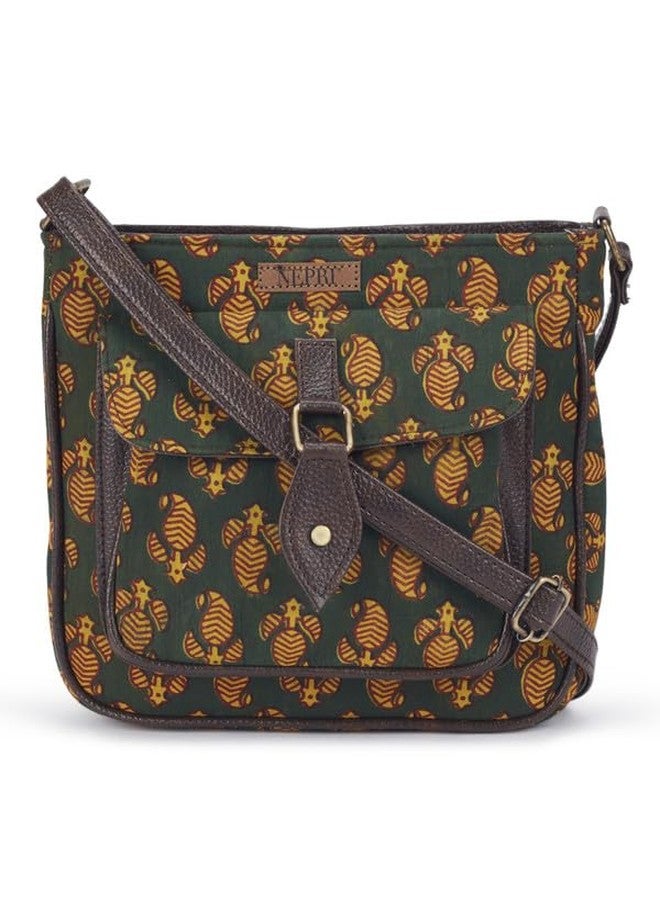 NEPRI Pocket Sling Bag | Crossbody Bags for Women Girls | Women's Stylish Priinted Handbags | Vegan Leather Bag | Travel & Office Use | Purse and Wallet | WPS-003-12 - Image 2