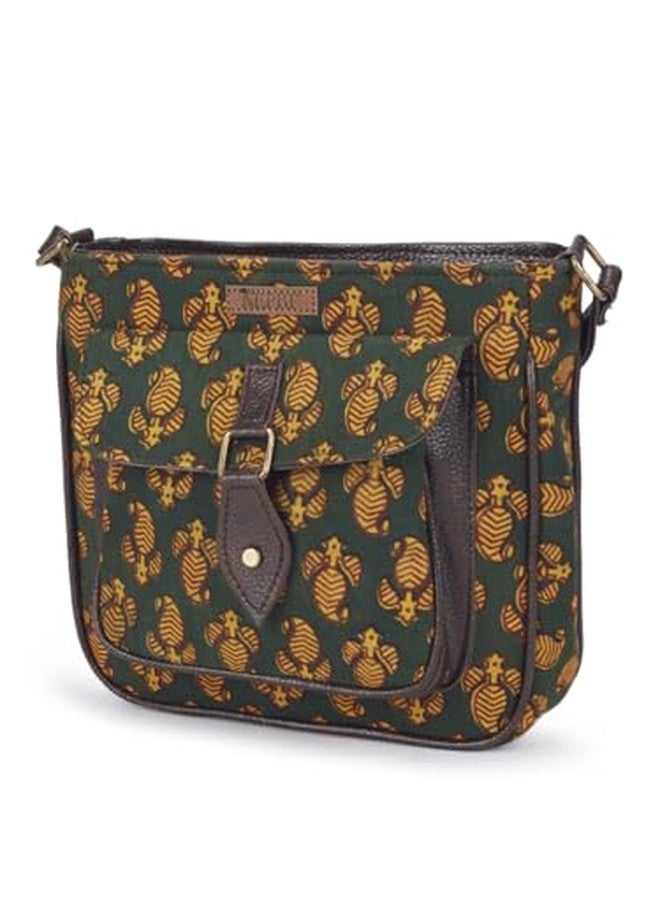 NEPRI Pocket Sling Bag | Crossbody Bags for Women Girls | Women's Stylish Priinted Handbags | Vegan Leather Bag | Travel & Office Use | Purse and Wallet | WPS-003-12 - Image 3