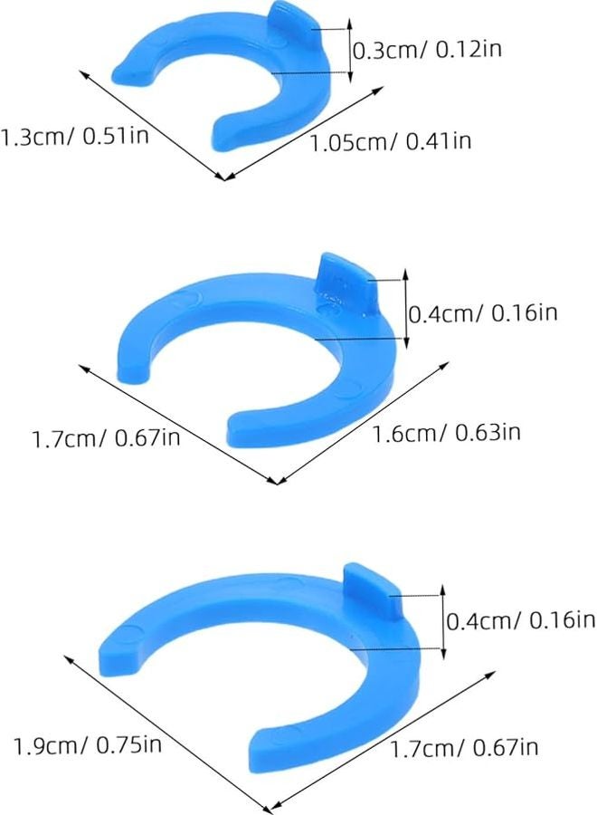 مشابك قفل مرشح المياه سريعة التوصيل ٣٢٠ قطعة ملحقات خرطوم لأنظمة التنقية وأنابيب أحواض الأسماك - Image 3