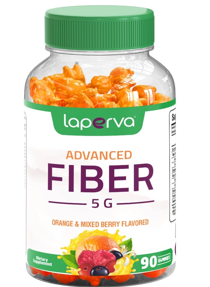 Laperva Advanced Fiber 5000 mg Orange &Mixed  90 Gummies - Image 1