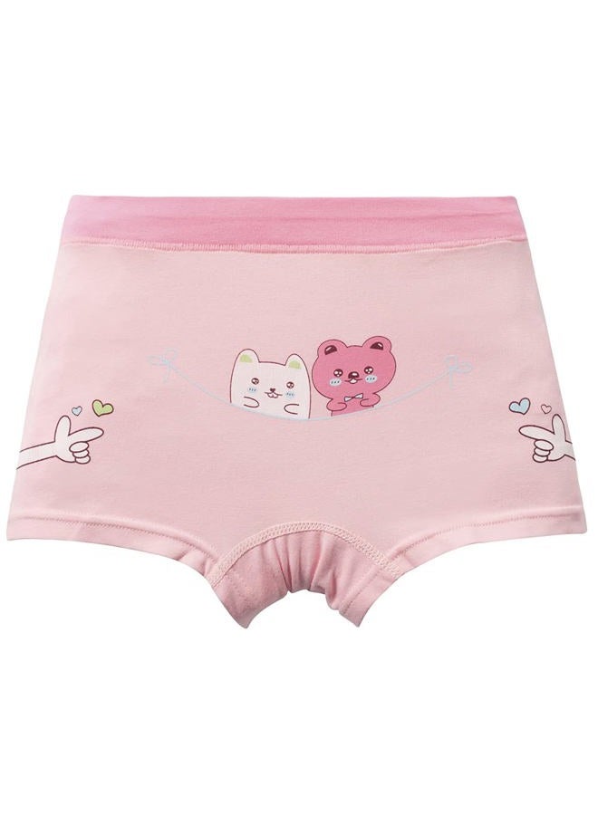Core Pretty Girls Cotton Underwear Soft Boy Shorts Kids Boxer Briefs Panties(Pack of 5), Bear, 8-12 Years - Image 3