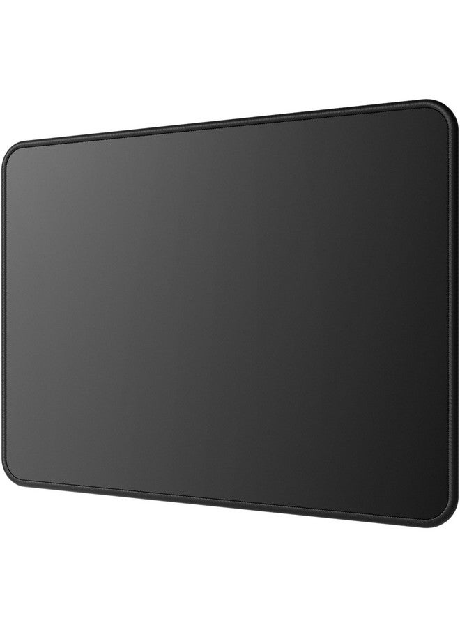 MROCO Mouse Pad [30% Larger] With Anti-Fray Stitching, Premium-Textured & Waterproof Computer Mousepad With Non-Slip Rubber Base, Gaming Mouse Mat For Laptop, Office & Home, 8.5 X 11 Inch, Black - Image 1