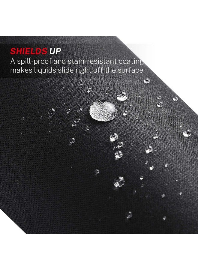 MROCO Mouse Pad [30% Larger] With Anti-Fray Stitching, Premium-Textured & Waterproof Computer Mousepad With Non-Slip Rubber Base, Gaming Mouse Mat For Laptop, Office & Home, 8.5 X 11 Inch, Black - Image 5