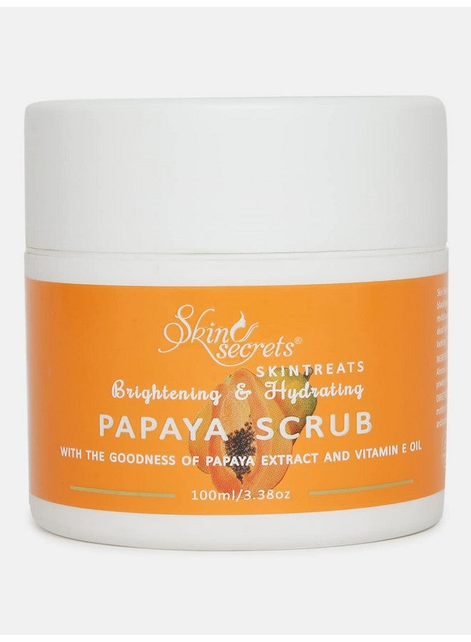 Skin Secrets Papaya Scrub with Papaya Extract| Paraben & Silicone Free| 100gm - Image 1