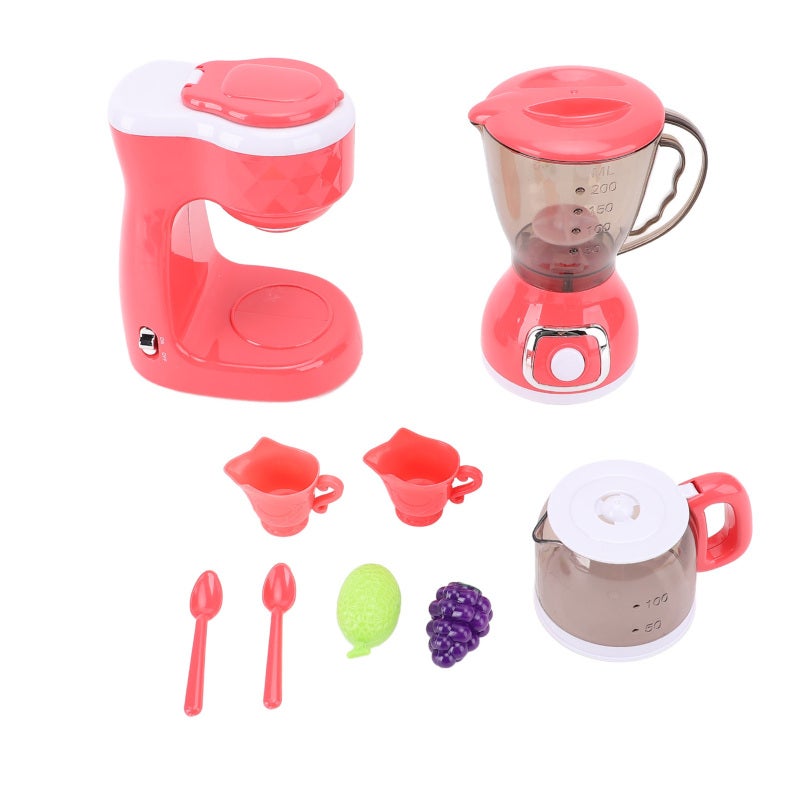 Kids Play Kitchen 2-Piece Realistic Appliance Set Safe Odorless ABS Materials - Easy To Operate Educational Role Play Toy Set for Toddlers Little Chefs - Image 4