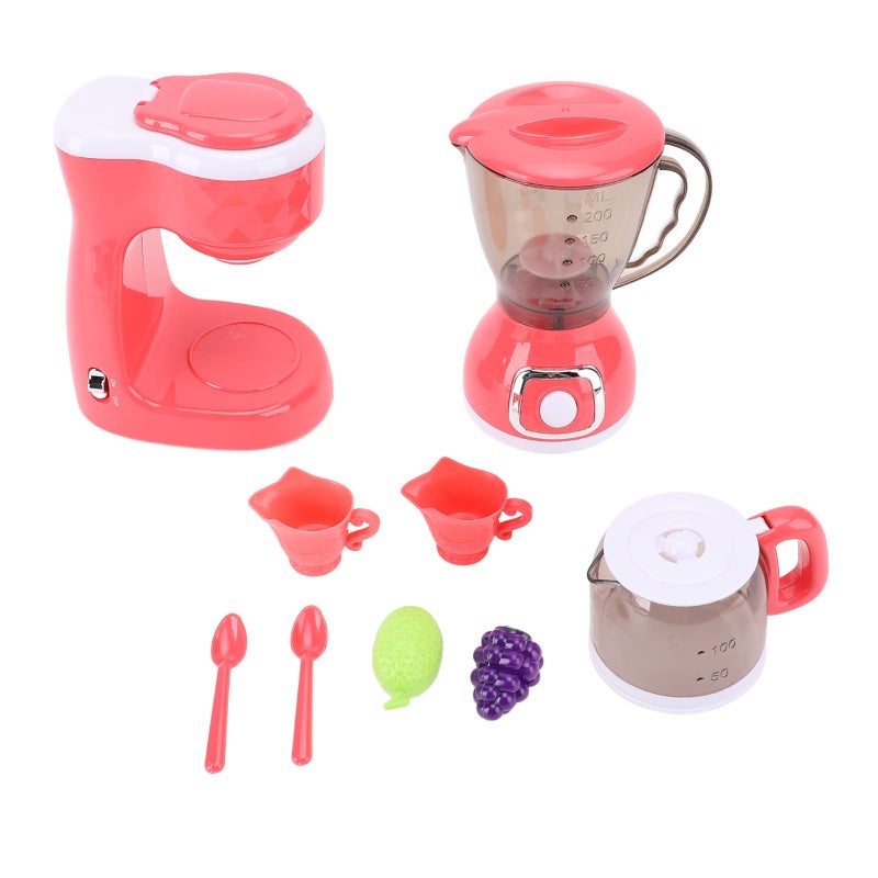 Kids Play Kitchen 2-Piece Realistic Appliance Set Safe Odorless ABS Materials - Easy To Operate Educational Role Play Toy Set for Toddlers Little Chefs - Image 2