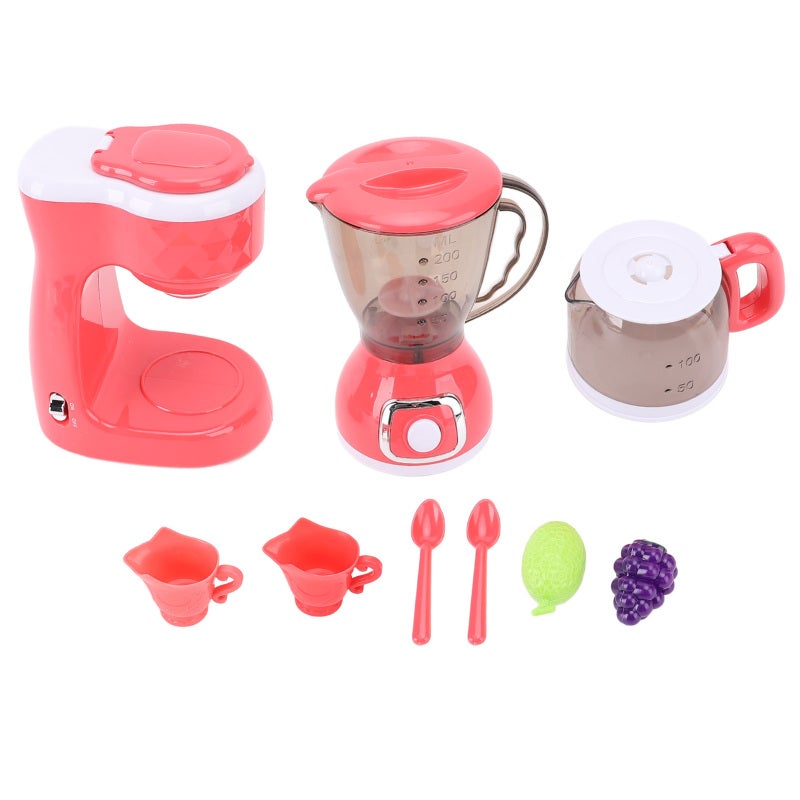 Kids Play Kitchen 2-Piece Realistic Appliance Set Safe Odorless ABS Materials - Easy To Operate Educational Role Play Toy Set for Toddlers Little Chefs - Image 1