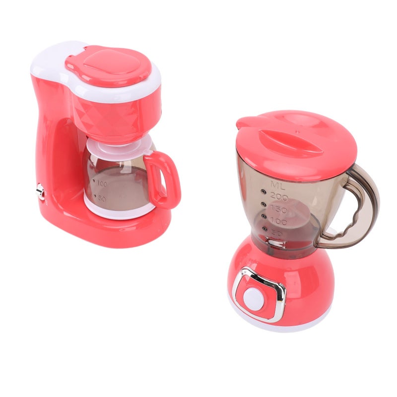 Kids Play Kitchen 2-Piece Realistic Appliance Set Safe Odorless ABS Materials - Easy To Operate Educational Role Play Toy Set for Toddlers Little Chefs - Image 5
