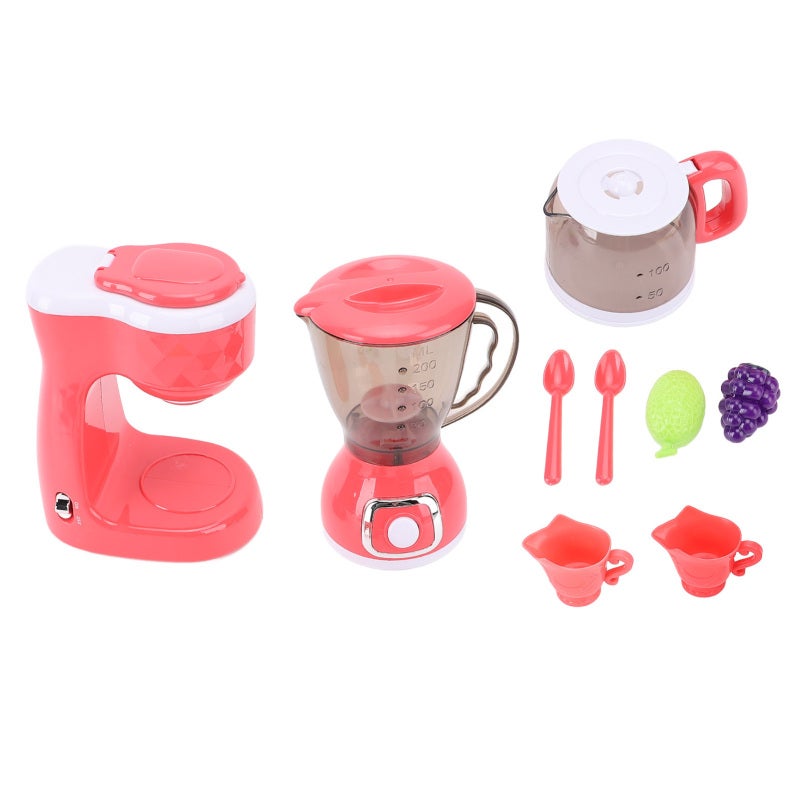 Kids Play Kitchen 2-Piece Realistic Appliance Set Safe Odorless ABS Materials - Easy To Operate Educational Role Play Toy Set for Toddlers Little Chefs - Image 3