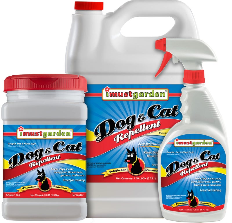 IMUSTGARDEN Dog and Cat Repellent: All Natural Spray to Stop Chewing and Repel from Yards, Plants, and Gardens â€“ 32oz Easy Spray Bottle - Image 2