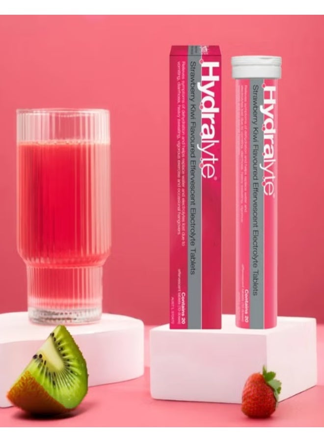 Hydralyte Effervescent Strawberry Kiwi 20 Eff Tablets - Image 4