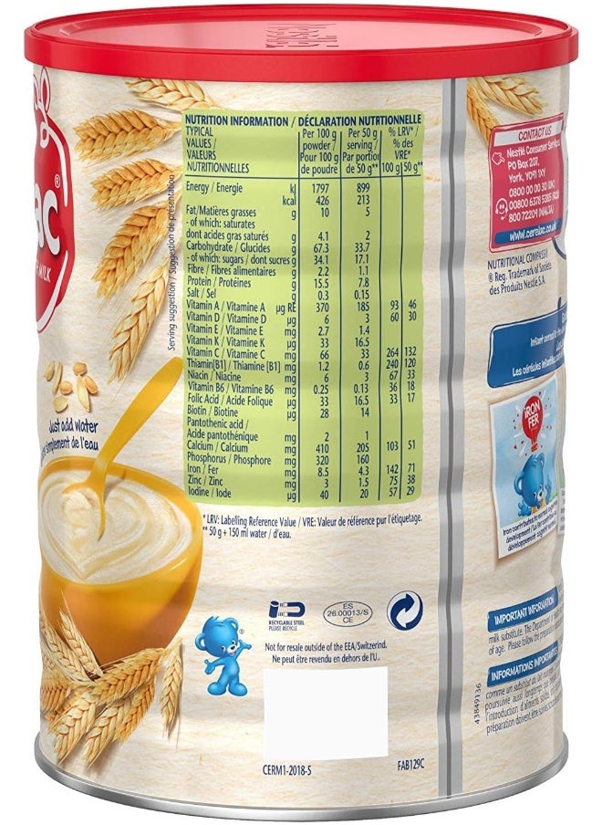 Nestle - Nestlé Cerelac Infant Cereals Wheat 1Kg - Image 1