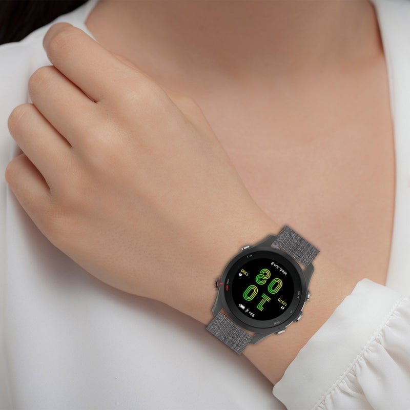 erorex For Samsung Galaxy Watch4 Classic 46Mm 20Mm Nylon Woven Watch Band(Blue) - Image 5