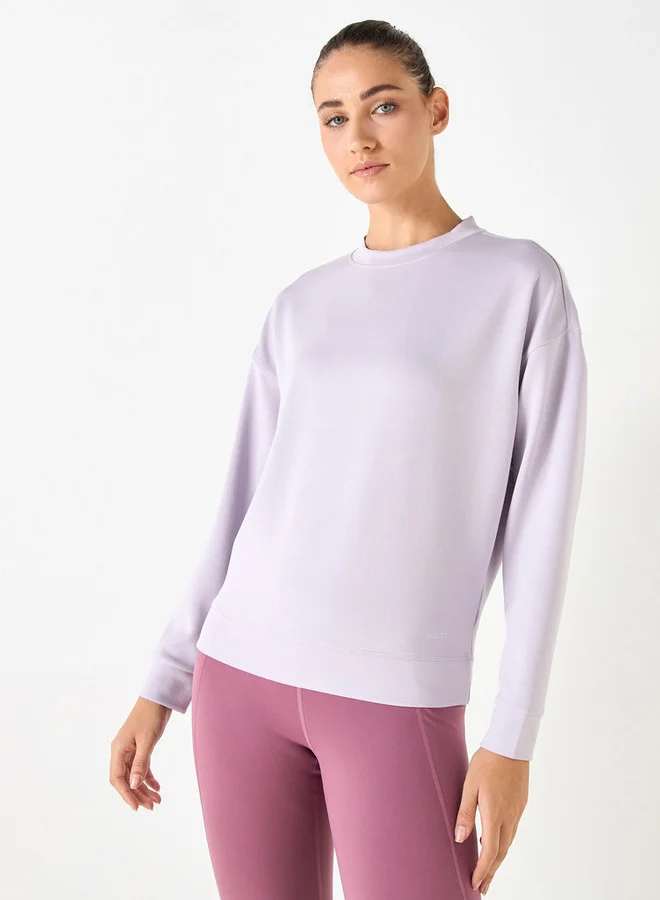 ADOT by Splash Crew Neck Sweatshirt with Long Sleeves