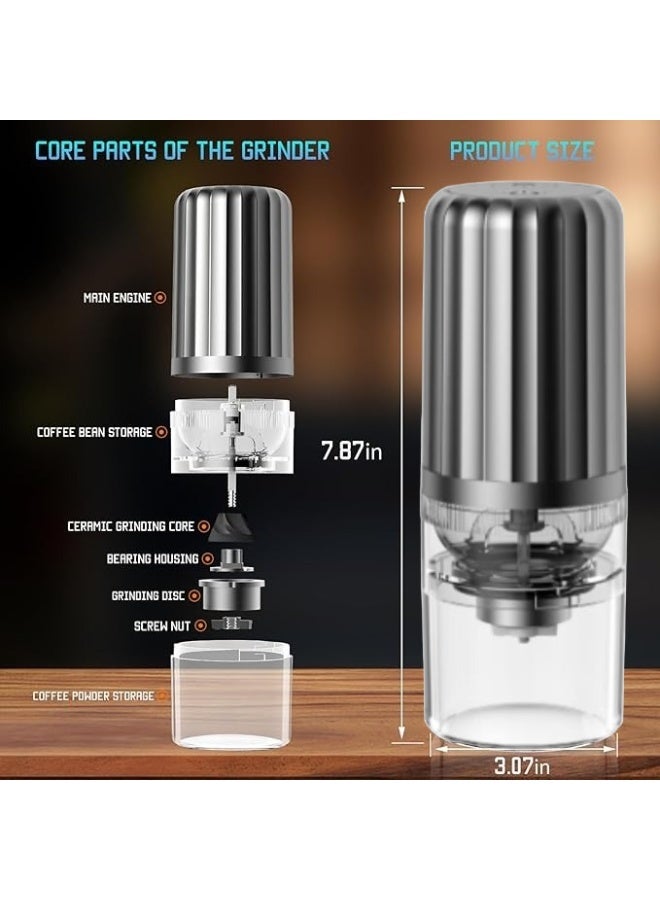 Grain Grinder Portable Electric Coffee Maker Coffee Mill - Image 3