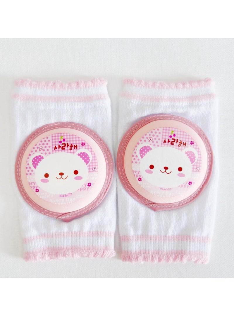 LuQu One Pair Top Quality Baby Knee Pads for Crawling Anti-Slip Padded Stretchable Soft Breathable and Comfortable Knee Cap Elbow Safety Protector Knee Pads for Baby 0 to 3 years - Image 1