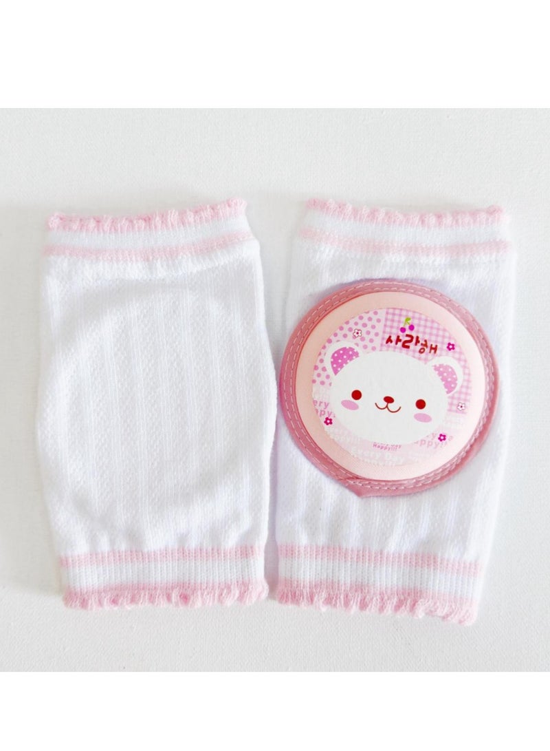 LuQu One Pair Top Quality Baby Knee Pads for Crawling Anti-Slip Padded Stretchable Soft Breathable and Comfortable Knee Cap Elbow Safety Protector Knee Pads for Baby 0 to 3 years - Image 2