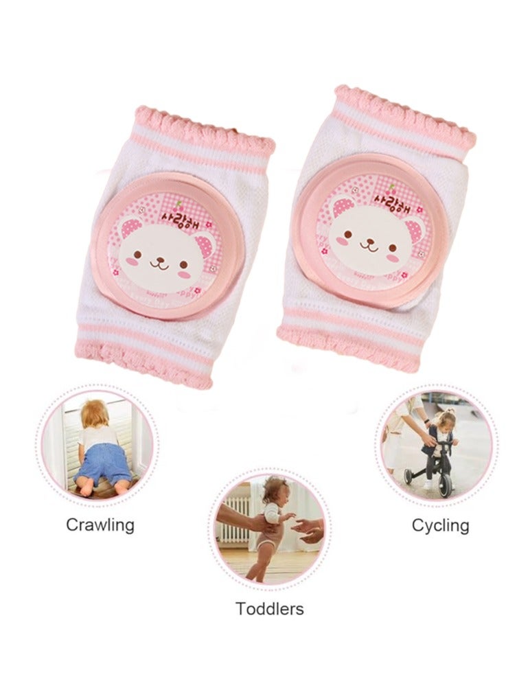 LuQu One Pair Top Quality Baby Knee Pads for Crawling Anti-Slip Padded Stretchable Soft Breathable and Comfortable Knee Cap Elbow Safety Protector Knee Pads for Baby 0 to 3 years - Image 4