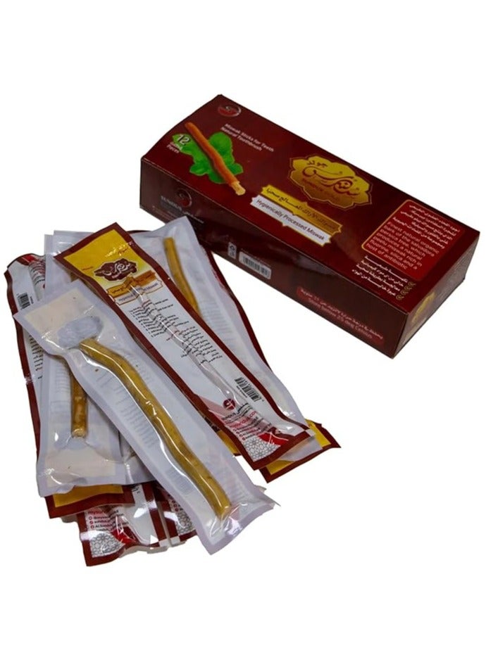 سندس علبة المسواك تحتوي على 24 مسواك صحي معالج في عبوات خالية من الهواء مع علبة - Image 3