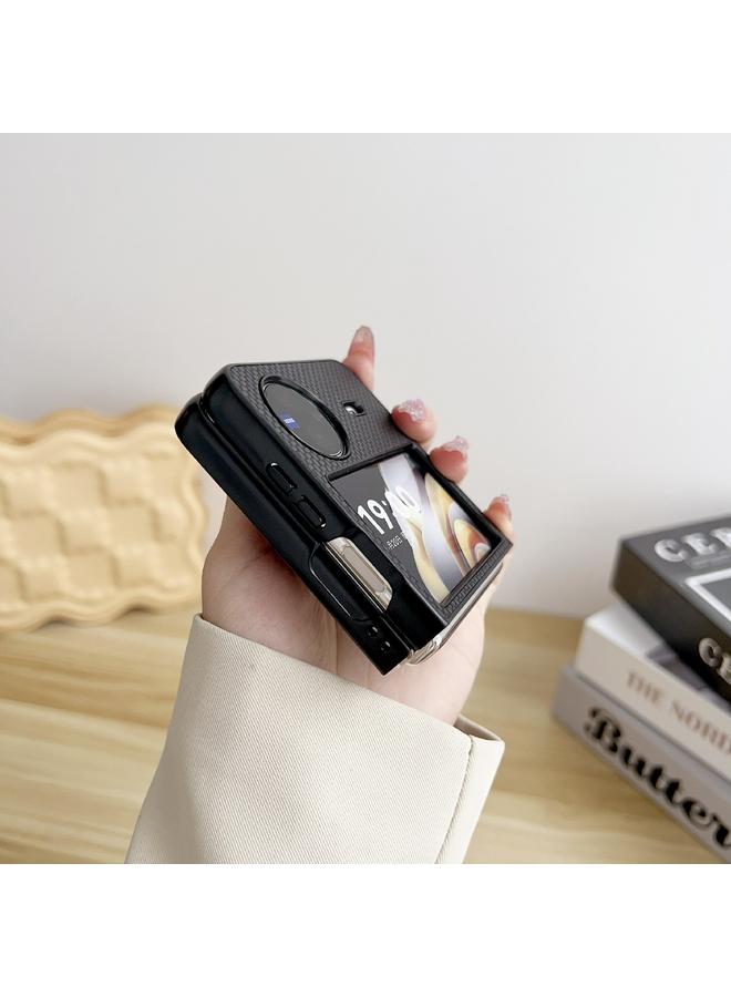 إيروريكس جراب هاتف Vivo X Flip بتصميم مضفر ونمط رسم ملون - Image 4