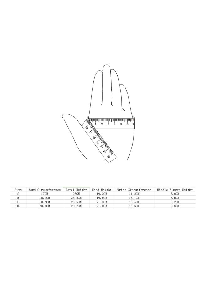 NIBEMINENT Double Layered Thermo Plus Coldproof Work Gloves Green 20x13x2cm - Image 2