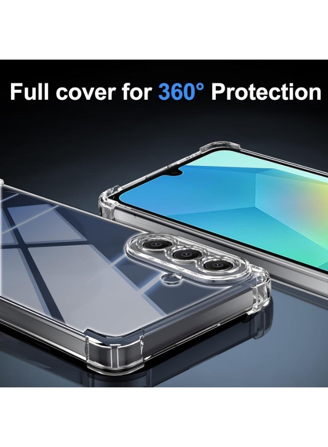 حافظة حماية شفافة  لموبايل سامسونج جالاكسي A17 حافظة حماية رفيعة من البولي يوريثين الحراري المرن الناعم لهاتف سامسونج جالاكسي A17، شفاف - Image 4