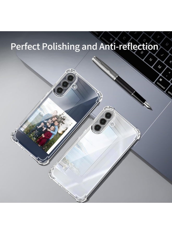 حافظة حماية شفافة  لموبايل سامسونج جالاكسي A17 حافظة حماية رفيعة من البولي يوريثين الحراري المرن الناعم لهاتف سامسونج جالاكسي A17، شفاف - Image 5