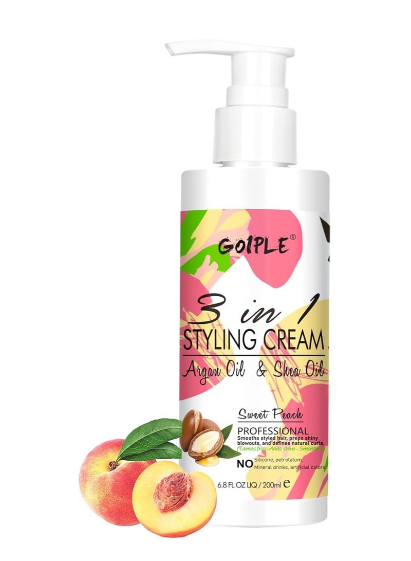 Goiple 3-In-1 Styling Cream for Flyaways and Frizz - Keratin Protein 6.8 fl.oz - Image 1