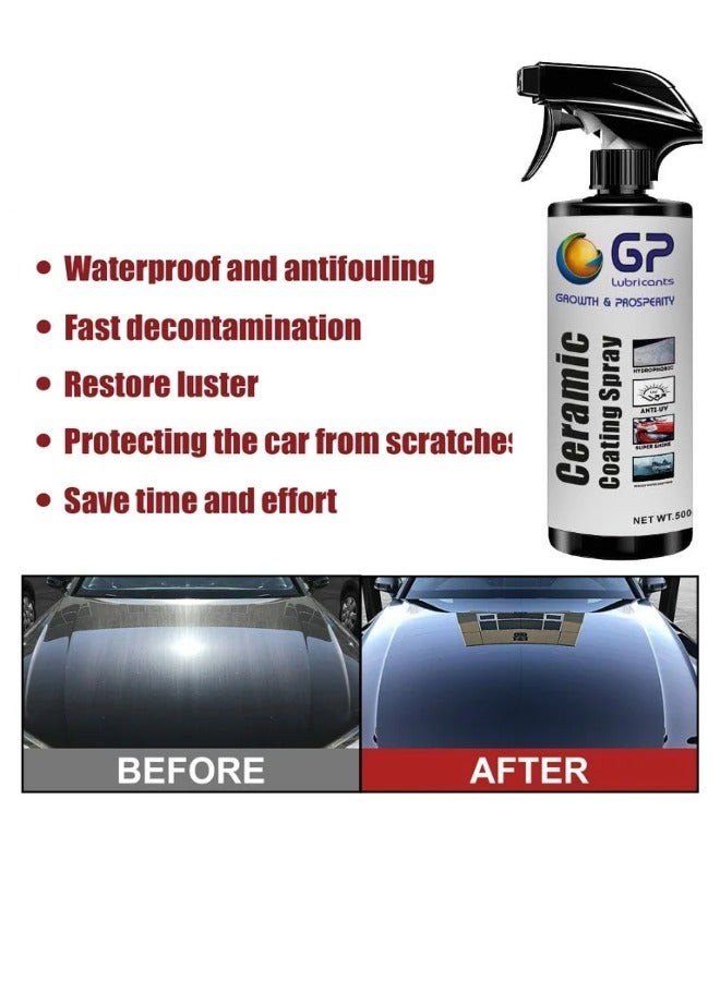GP General Petroleum GP Ceramic Coating Spray, Hydrophobic Surface Protection, 500ml  - Image 5
