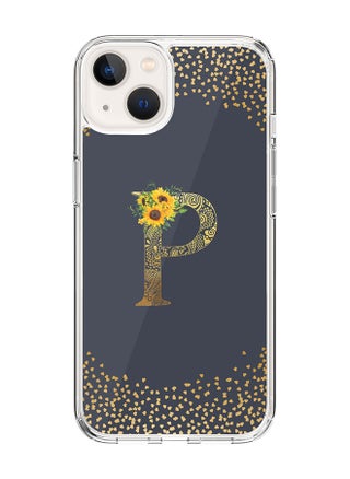 Classic Clear Case For iPhone 14, Hybrid Soft Case Thin Cover- Custom Monogram Initial Letter Mandala Floral Pattern Alphabet - P ( Grey) - pzsku/Z326B2B55CC99F4F3A98AZ/45/_/1704350722/aafecf8d-e5ec-4038-b490-0f0af0677608