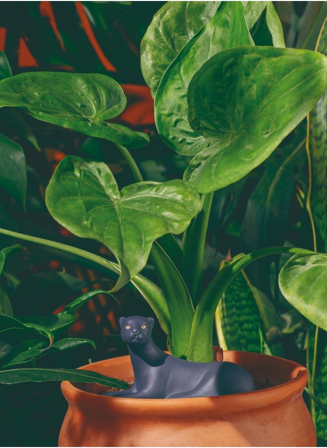 doiy Self-Watering Plant Pot – Jangal Panther | Jungle-Inspired Ceramic Planter | Indoor Plant Pot for Home or Office Décor | Smart Watering Plant Pot | Auto-Watering Planter  - Image 1