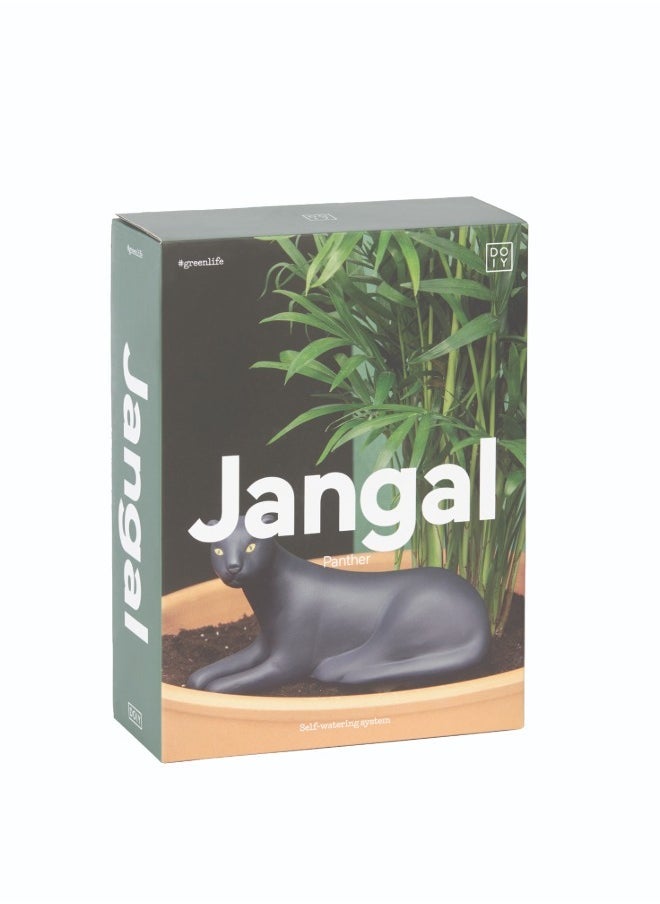 doiy Self-Watering Plant Pot – Jangal Panther | Jungle-Inspired Ceramic Planter | Indoor Plant Pot for Home or Office Décor | Smart Watering Plant Pot | Auto-Watering Planter  - Image 4
