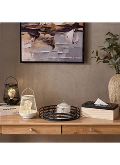 Home Box فانوس معدني LED سيرا 13 × 15.5 × 13 سم  - Image 5