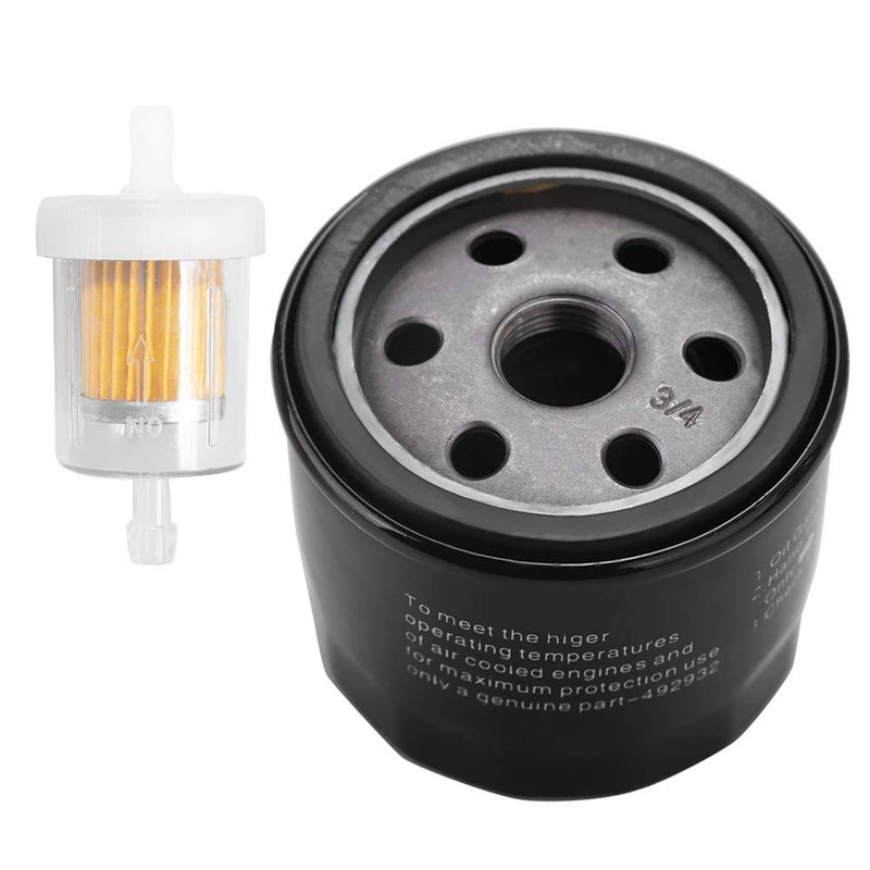 Oil Filter Replacement for John Deere D100 D105 D110 D120 D125 D130 D140 D150 D155 D160 D170 Lawn Tractor Replace AM119567 AM125424 GY20577 LG4153 LG492932S