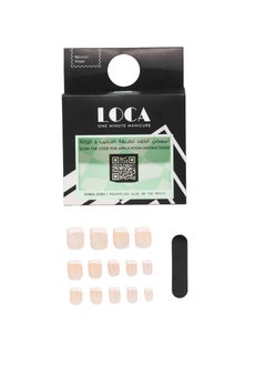 loca Loca Ready nails - French Colour - Natural Shape  - Image 2