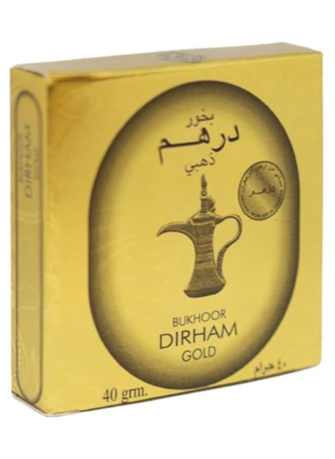 Ard Al Zaafaran Dirham gold incense tablet,40g  - Image 1