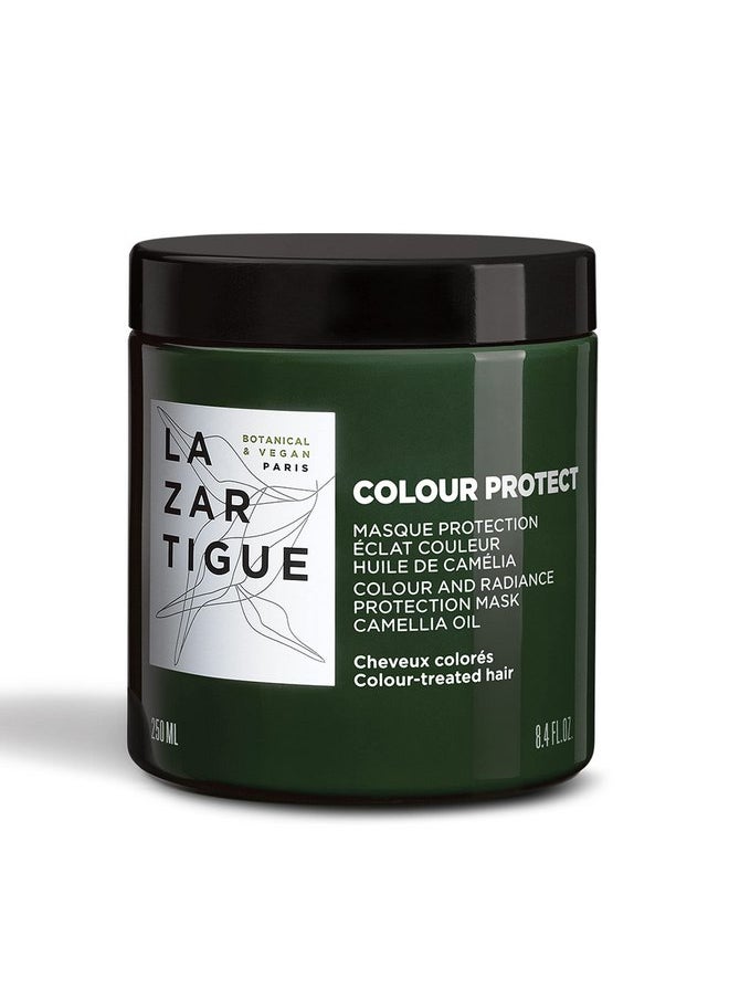 Lazartigue Lazartigue Colour Color & Radiance Protection Mask, Enriched with Camellia Oil, Nourishes Hair Fiber, Enhances & Leaves Hair Silky, Vegan, 8.4 Oz  - Image 1