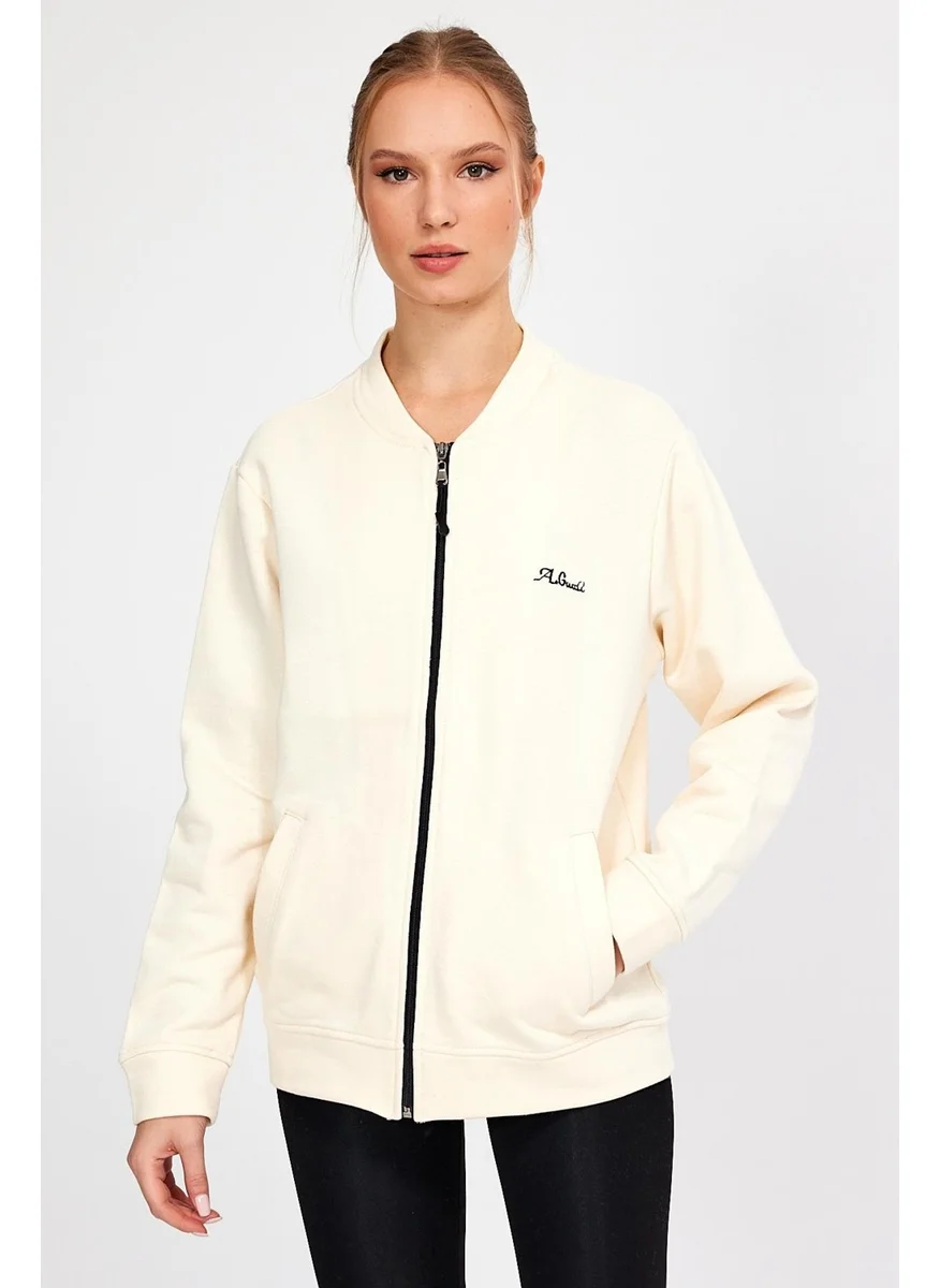 الكسندر جاردي Unlined Oversize College Jacket Coat (E23-0019)