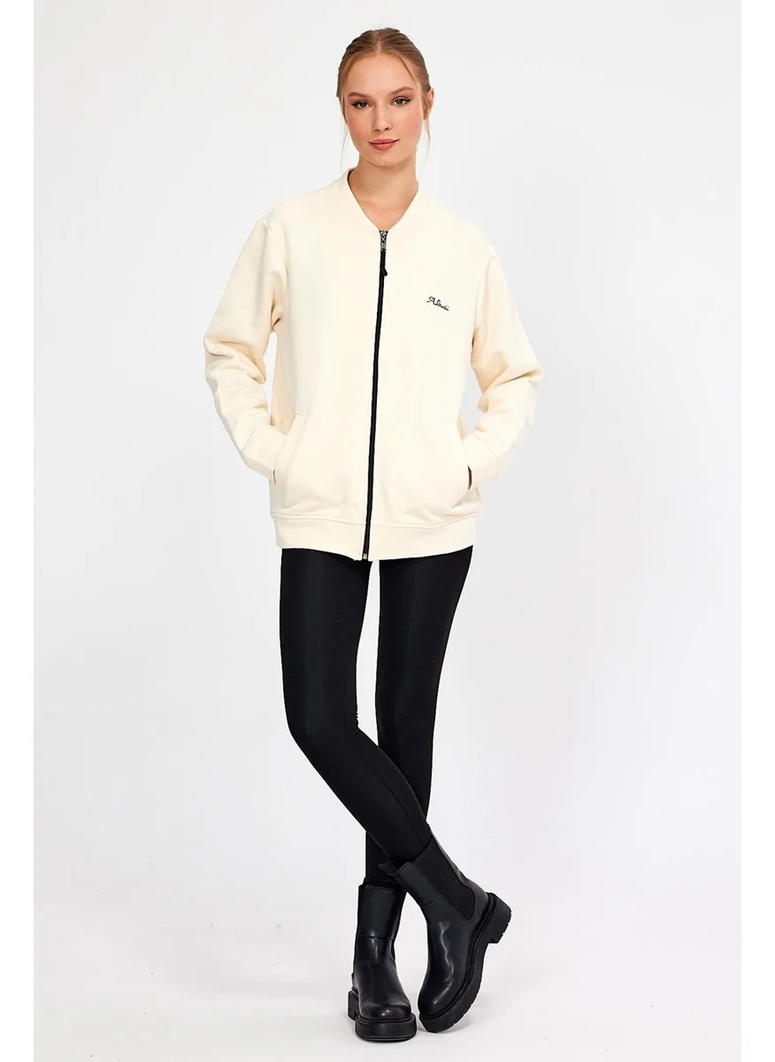 الكسندر جاردي Unlined Oversize College Jacket Coat (E23-0019)